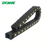 DUWAI Closed H25x77 Flexible Cable Chain Plastic Linear Cable Carrier