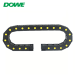 DUWAI Closed H25x77 Flexible Cable Chain Plastic Linear Cable Carrier