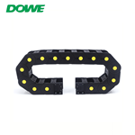 DUWAI H30x60 Bridge Type Plastic PA66 Cable Carrier Drag Chain for Industrial Use