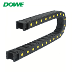 DUWAI Closed H25x77 Flexible Cable Chain Plastic Linear Cable Carrier