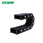 DUWAI H45X100 PA66 Tow Chain Nylon Enclosed Type Cable Track Chain for CNC Machine Cable Management