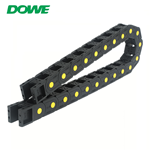 DUWAI Bridge H25X60 Plastic Linear Cable Chain Covered Cable CNC Machine