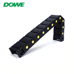 DUWAI H35X75 Enclosed High-Quality H35 Enclosed Type Plastic PA66 Cable Track Chain for Industrial Use