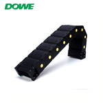 DUWAI H45X100 PA66 Tow Chain Nylon Enclosed Type Cable Track Chain for CNC Machine Cable Management